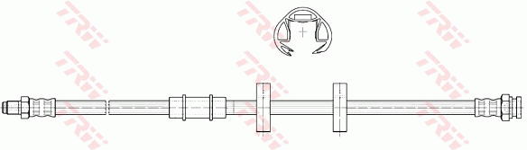 TRW PHB327 Flessibile del freno