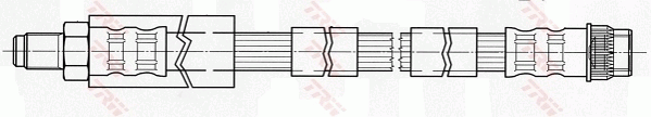 TRW PHB431 Flessibile del freno-Flessibile del freno-Ricambi Euro