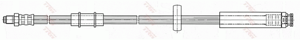 TRW PHB480 Flessibile del freno