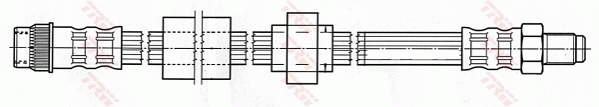 TRW PHB483 Flessibile del freno