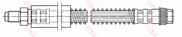 TRW PHB484 Flessibile del freno