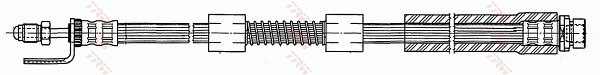 TRW PHB507 Flessibile del freno