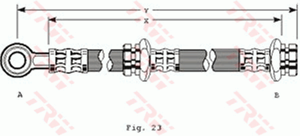 TRW PHD112 Bremsschlauch