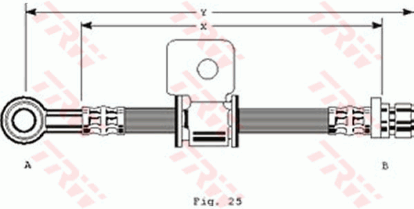 TRW PHD143 Bremsschlauch