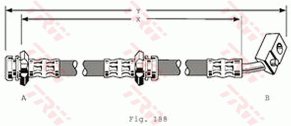 TRW PHD149 Bremsschlauch