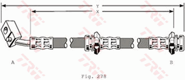 TRW PHD158 Bremsschlauch