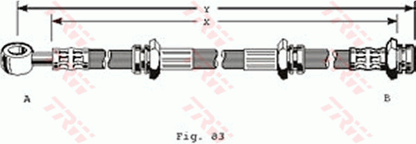 TRW PHD171 Bremsschlauch