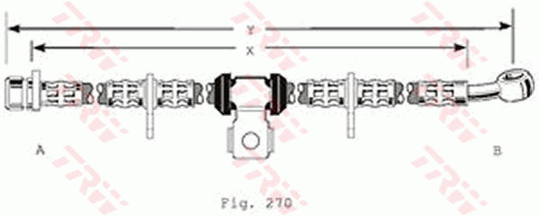 TRW PHD195 Bremsschlauch