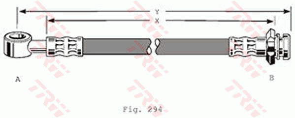 TRW PHD211 Bremsschlauch