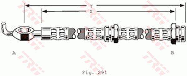 TRW PHD220 Bremsschlauch