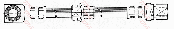 TRW PHD224 Flessibile del freno