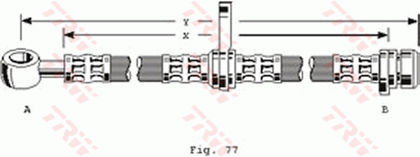 TRW PHD279 Bremsschlauch