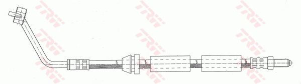 TRW PHD286 Bremsschlauch