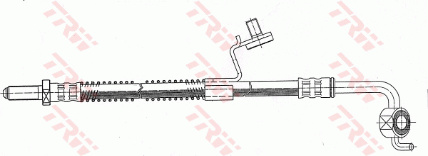 TRW PHD344 Flessibile del freno