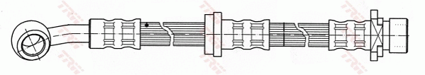 TRW PHD408 Bremsschlauch