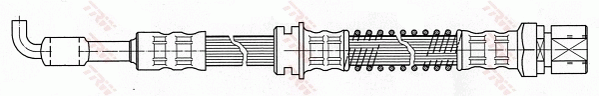 TRW PHD422 Bremsschlauch