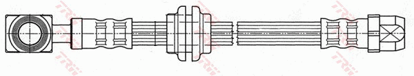 TRW PHD479 Flessibile del freno