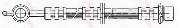 TRW PHD501 Flessibile del freno-Flessibile del freno-Ricambi Euro