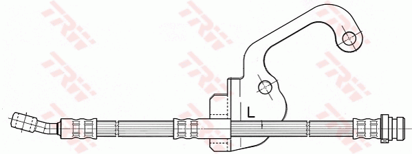 TRW PHD506 Flessibile del freno-Flessibile del freno-Ricambi Euro