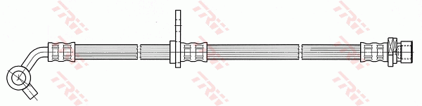 TRW PHD515 Flessibile del freno