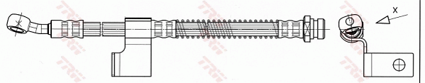 TRW PHD530 Bremsschlauch