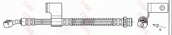 TRW PHD531 Flessibile del freno