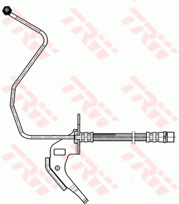 TRW PHD564 Flessibile del freno