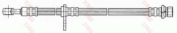 TRW PHD593 Flessibile del freno