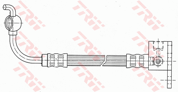 TRW PHD648 Flessibile del freno