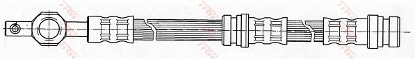 TRW PHD652 Flessibile del freno