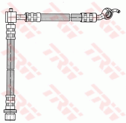 TRW PHD931 Flessibile del freno-Flessibile del freno-Ricambi Euro