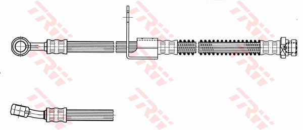 TRW PHD958 Flessibile del freno