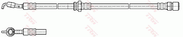 TRW PHD983 Flessibile del freno-Flessibile del freno-Ricambi Euro