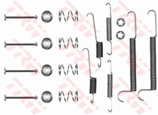 TRW SFK117 Kit accessori, Ganasce freno-Kit accessori, Ganasce freno-Ricambi Euro