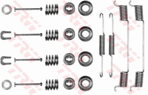 TRW SFK122 Kit accessori, Ganasce freno