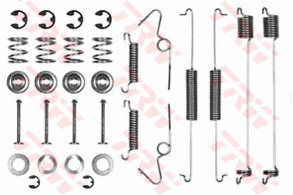 TRW SFK128 Kit accessori, Ganasce freno-Kit accessori, Ganasce freno-Ricambi Euro