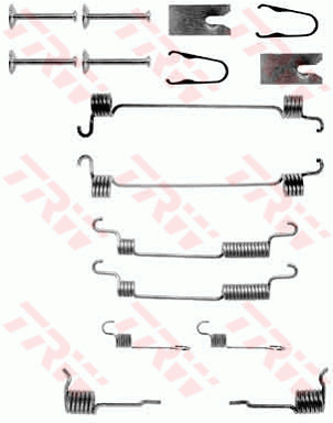 TRW SFK267 Kit accessori, Ganasce freno-Kit accessori, Ganasce freno-Ricambi Euro