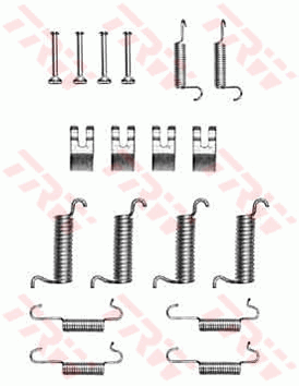 TRW SFK27 Kit accessori, Ganasce freno-Kit accessori, Ganasce freno-Ricambi Euro