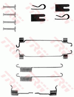 TRW SFK306 Kit accessori, Ganasce freno