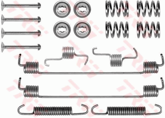 TRW SFK343 Kit accessori, Ganasce freno