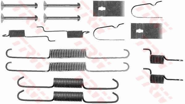 TRW SFK348 Kit accessori, Ganasce freno-Kit accessori, Ganasce freno-Ricambi Euro