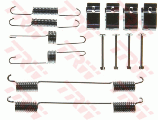 TRW SFK387 Kit accessori, Ganasce freno