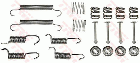 TRW SFK417 Kit accessori, Ganasce freno stazionamento