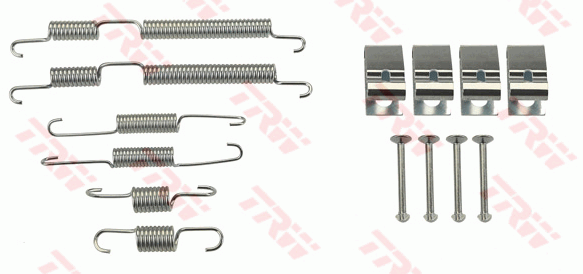 TRW SFK434 Kit accessori, Ganasce freno