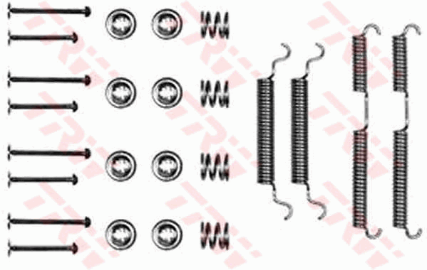 TRW SFK8 Kit accessori, Ganasce freno