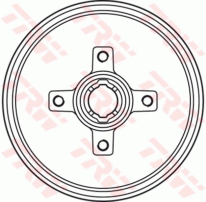 TRW DB4134BR Ταμπούρο for CHEVROLET OPEL VAUXHALL