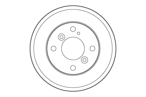 TRW DB4553 Brake Drum for FORD