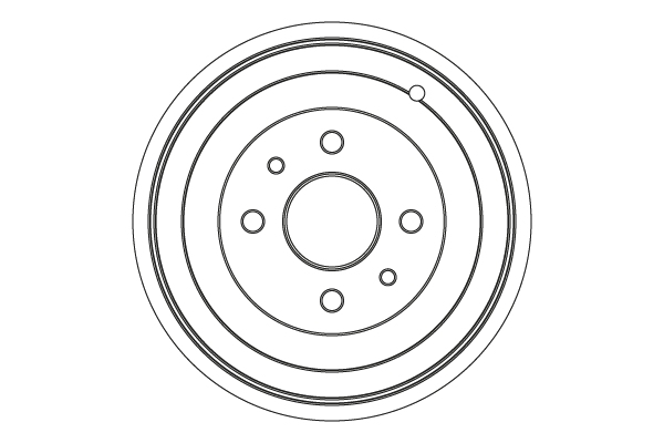 TRW DB5021 Brake Drum for...