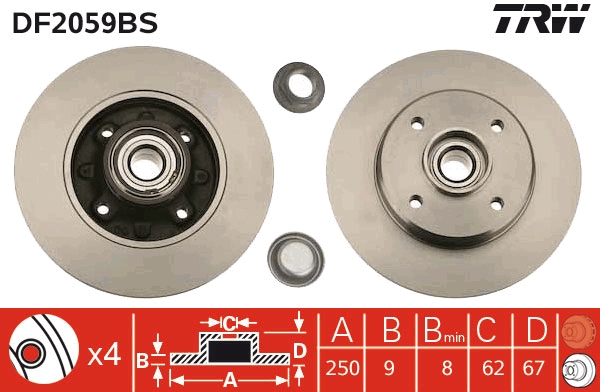 TRW DF2059BS TRW SINGLE...