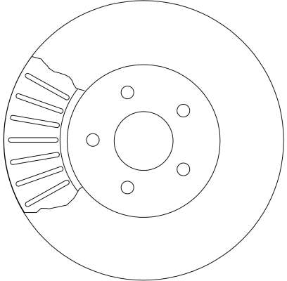 TRW DF4147 Brake Disc for...
